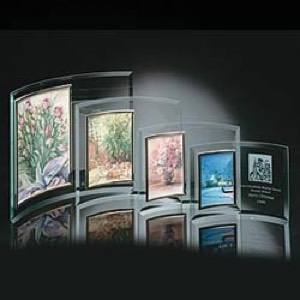 Crescent Picture Frame 3.5 x 5 -Vertical
