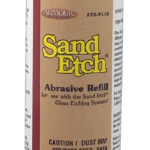 70-9110 - 12oz Sand Etch Abrasive Refill (Additional FREE 8oz jar)