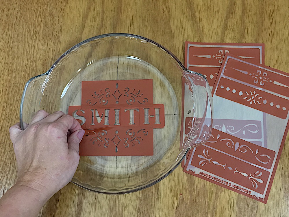 Custom Thankful & Blessed Glass Baking and Cake Dish (Personalized)