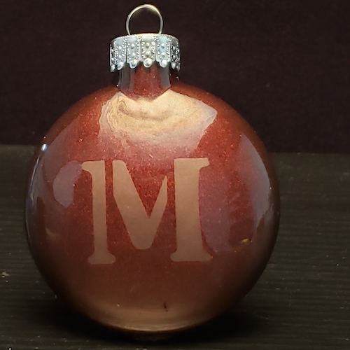 Bold Monogram Ornament