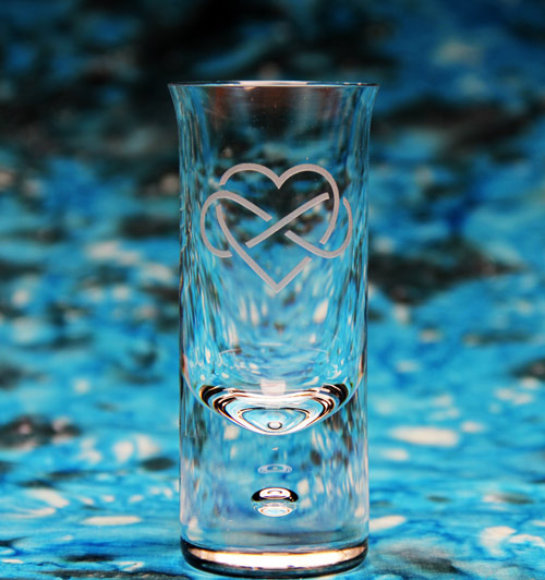 Celtic Heart Shot Glass