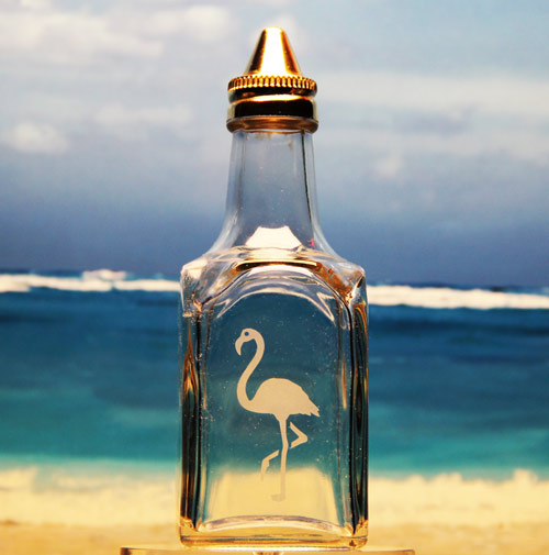 Flamingo Vinegar Bottle