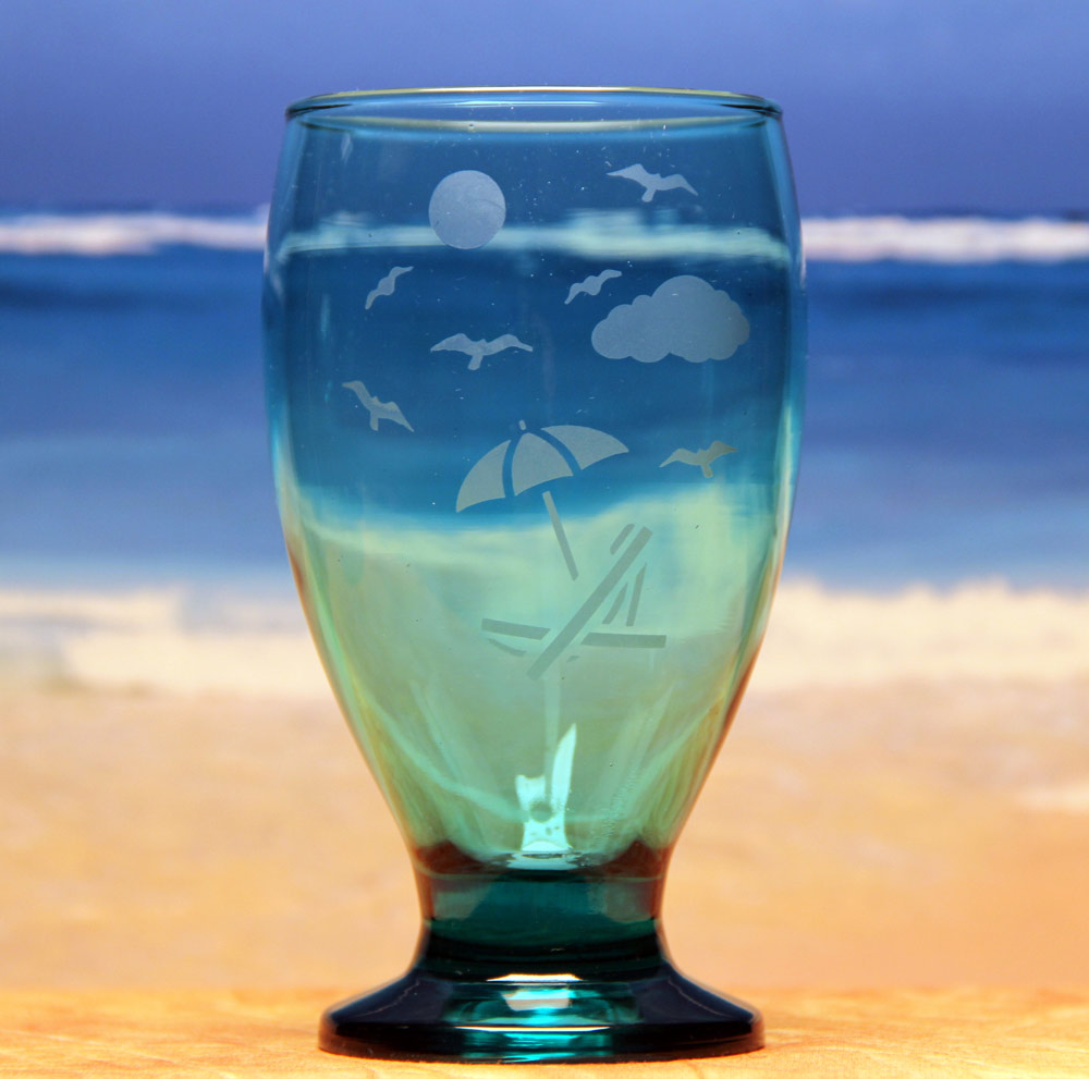 Beach Chair Water Goblet