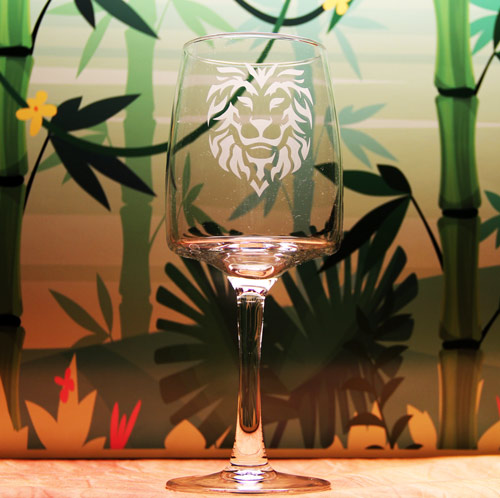 Lion Head Wine Glass