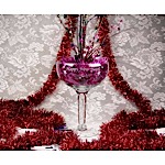 Happy New Year Champagne Glass Centerpiece