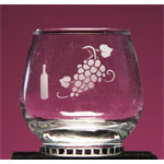 Grape Cluster Liquor Glass