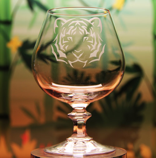 Tiger Brandy Snifter