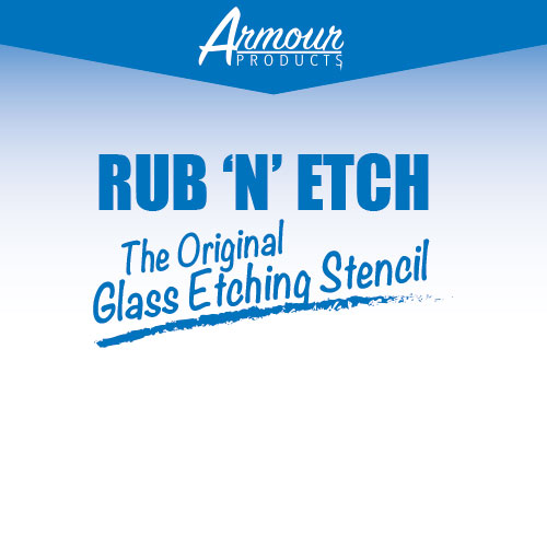 Rub'N'Etch Stencils - Armour Products.com - Wholesale Glass