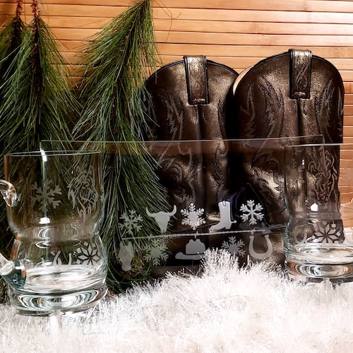 Western Winter Cookies and Hot Cocoa Set