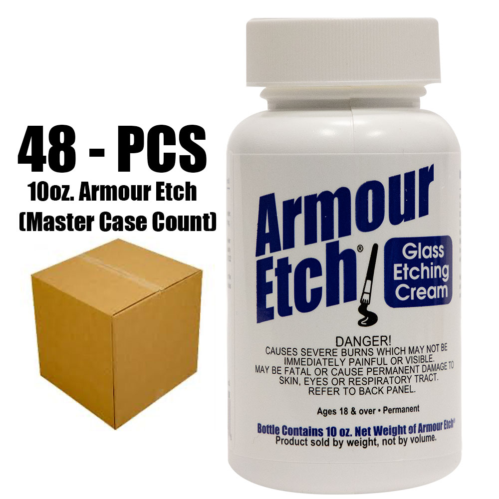 10 oz Armour Etch Glass Etching Cream (48pc Case) - Armour Products.com -  Wholesale Glass Etching Supplies
