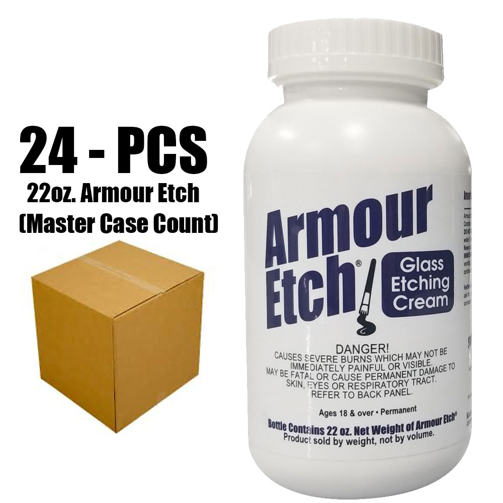 22 oz Armour Etch Glass Etching Cream (24pc Case) - Armour Products.com -  Wholesale Glass Etching Supplies