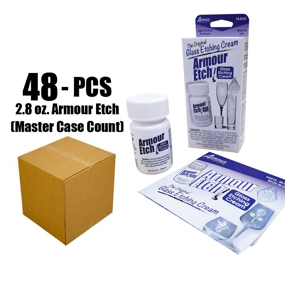 15-0150-CASE - 2.8 oz  Armour Etch Glass Etching Cream (144pc Case)