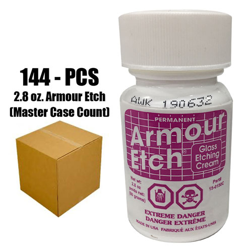 15-0150C-CASE - CANADIAN - 2.8 oz  Armour Etch Glass Etching Cream  (144pc Case)