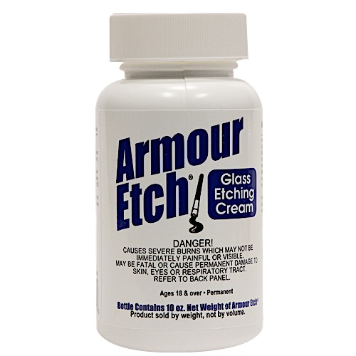 10 oz Armour Etch Glass Etching Cream
