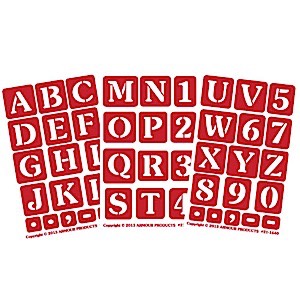 Alphabet 1 inch 3 pack
