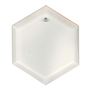 Clear-5" Hexagon Thick Bevel