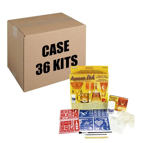 Deluxe Glass Etching Kit (CS PACK 36 KITS)