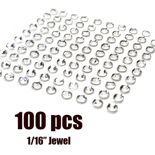 61-9702 - Stick-On Jewels (100 pcs)