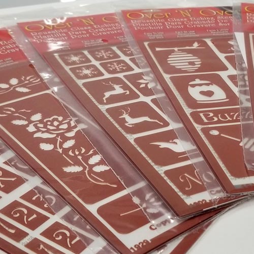 brown Armour Products Glass Etching Stencil 
